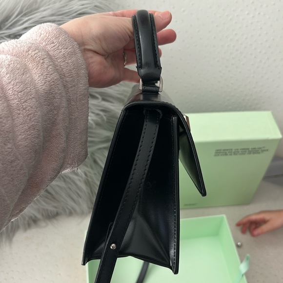 Authentic Off White Jitney Black Crossbody - Picture 10 of 12